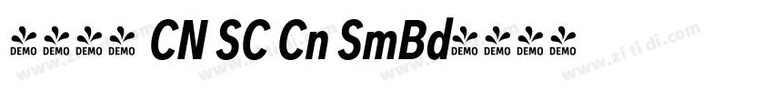 有爱黑体 CN SC Cn SmBd字体转换